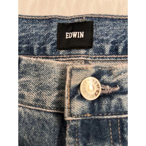 EDWIN Women's Kali Ankle Denim Jeans in Quest Wash Sz 30 NWT - Picture 5 of 10